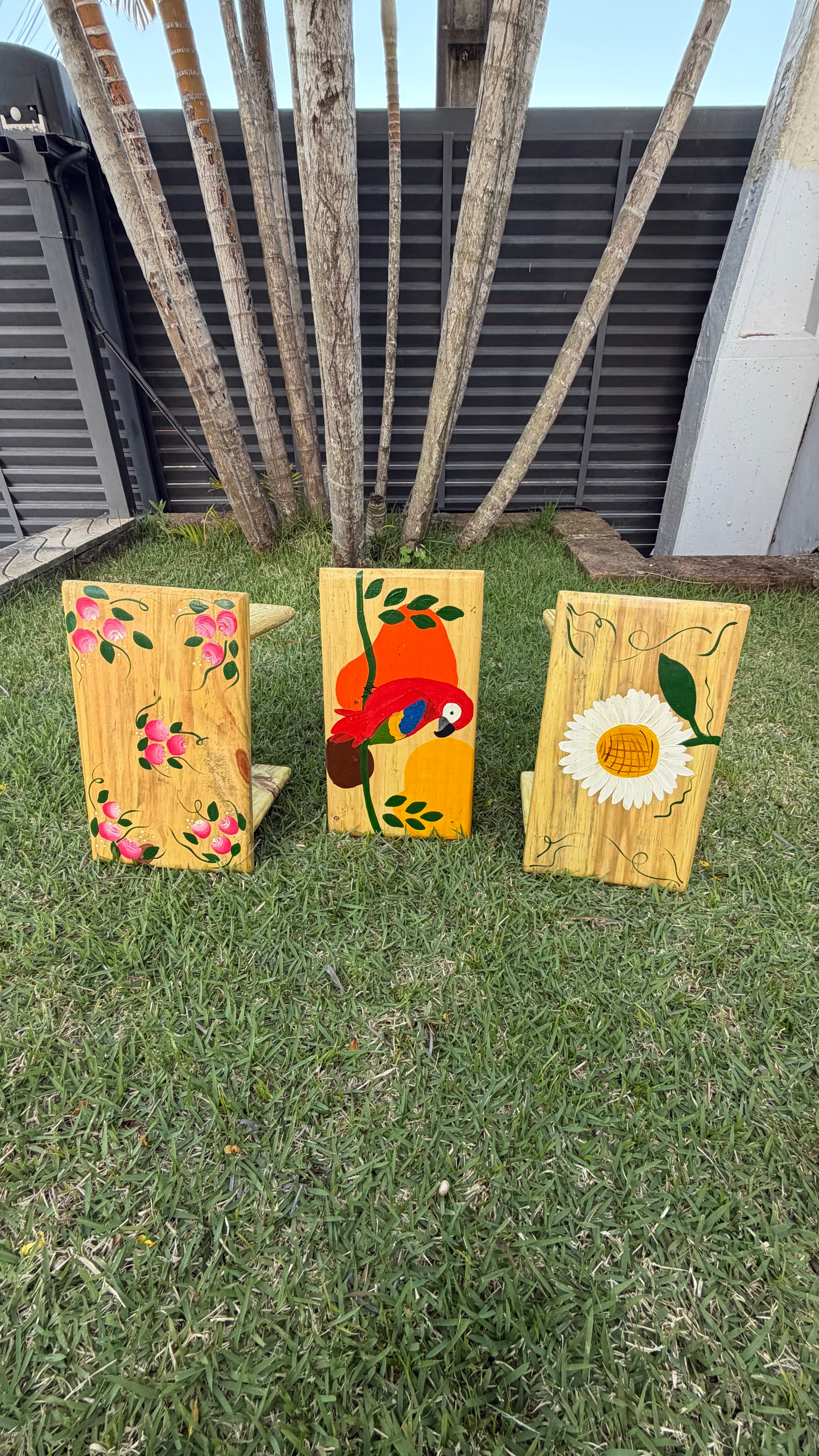 Kit Banco Decorado 3 peças