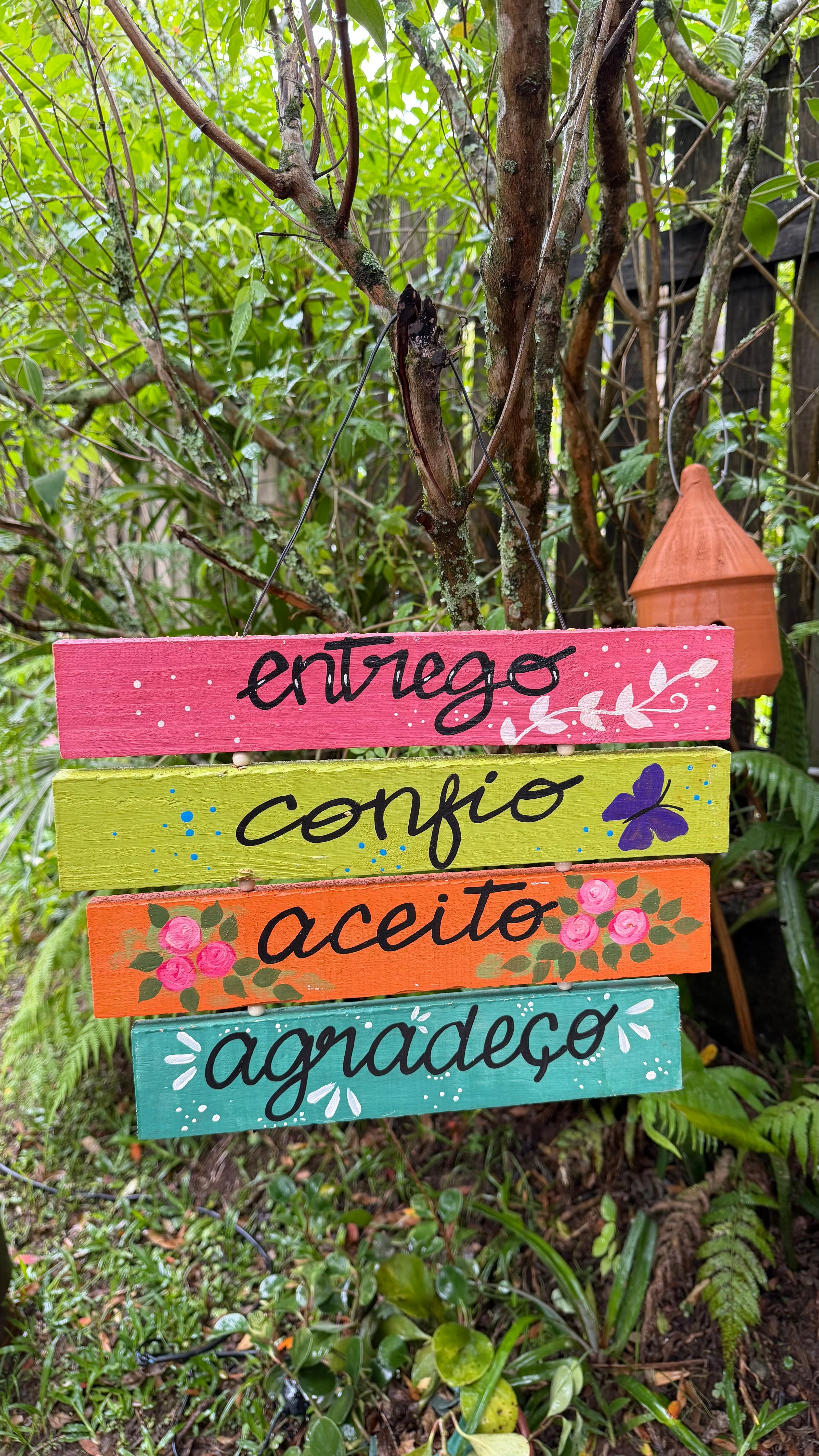 Placa Entrego Confio