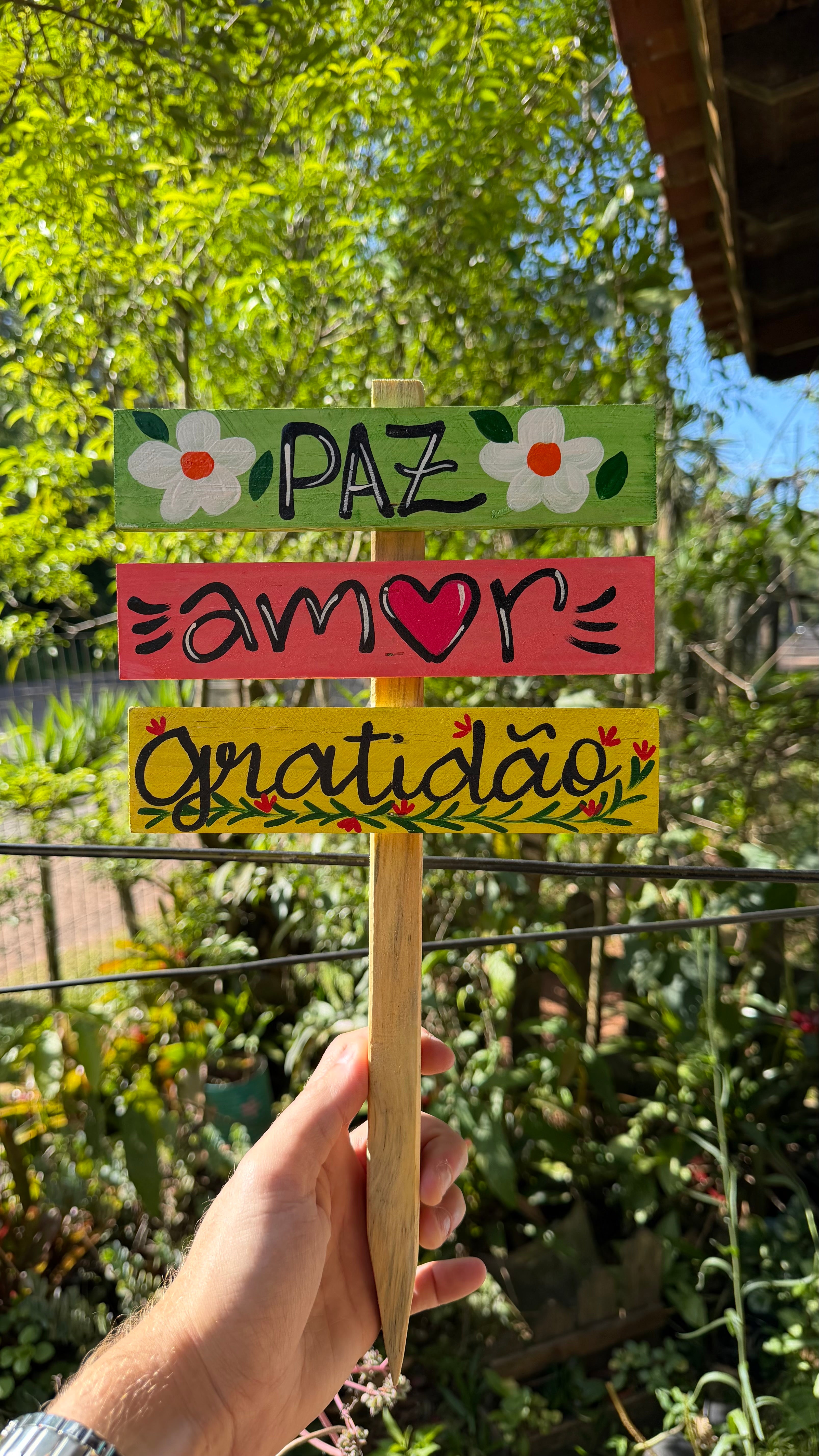 Placa de Vaso decorada