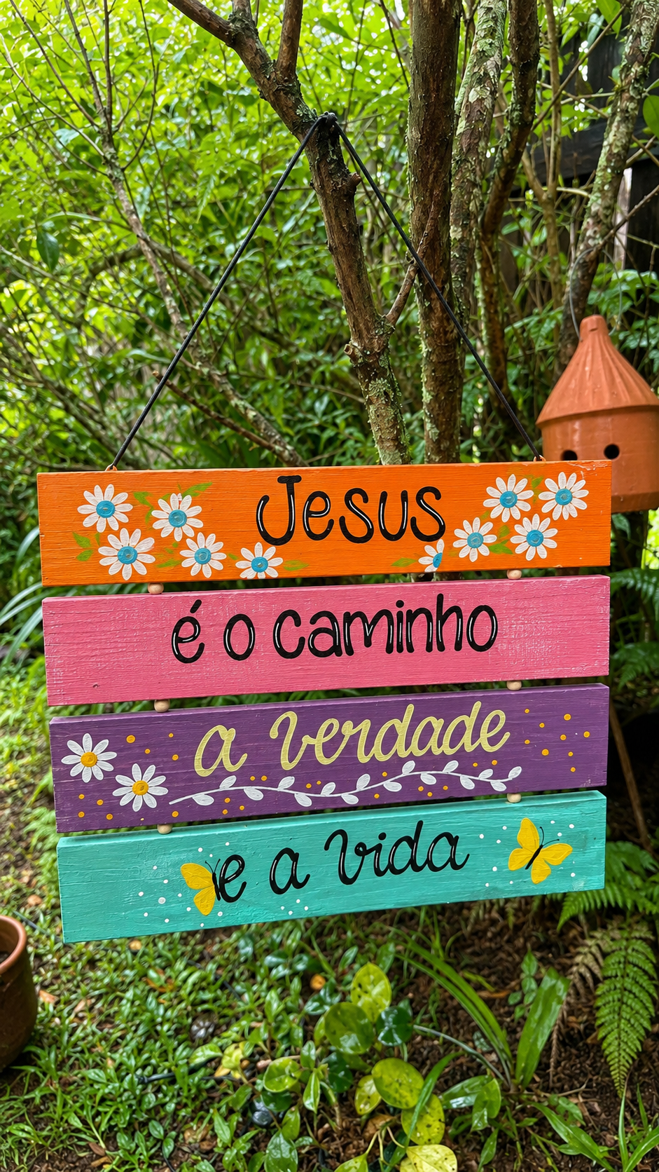 Placa Jesus é o Caminho