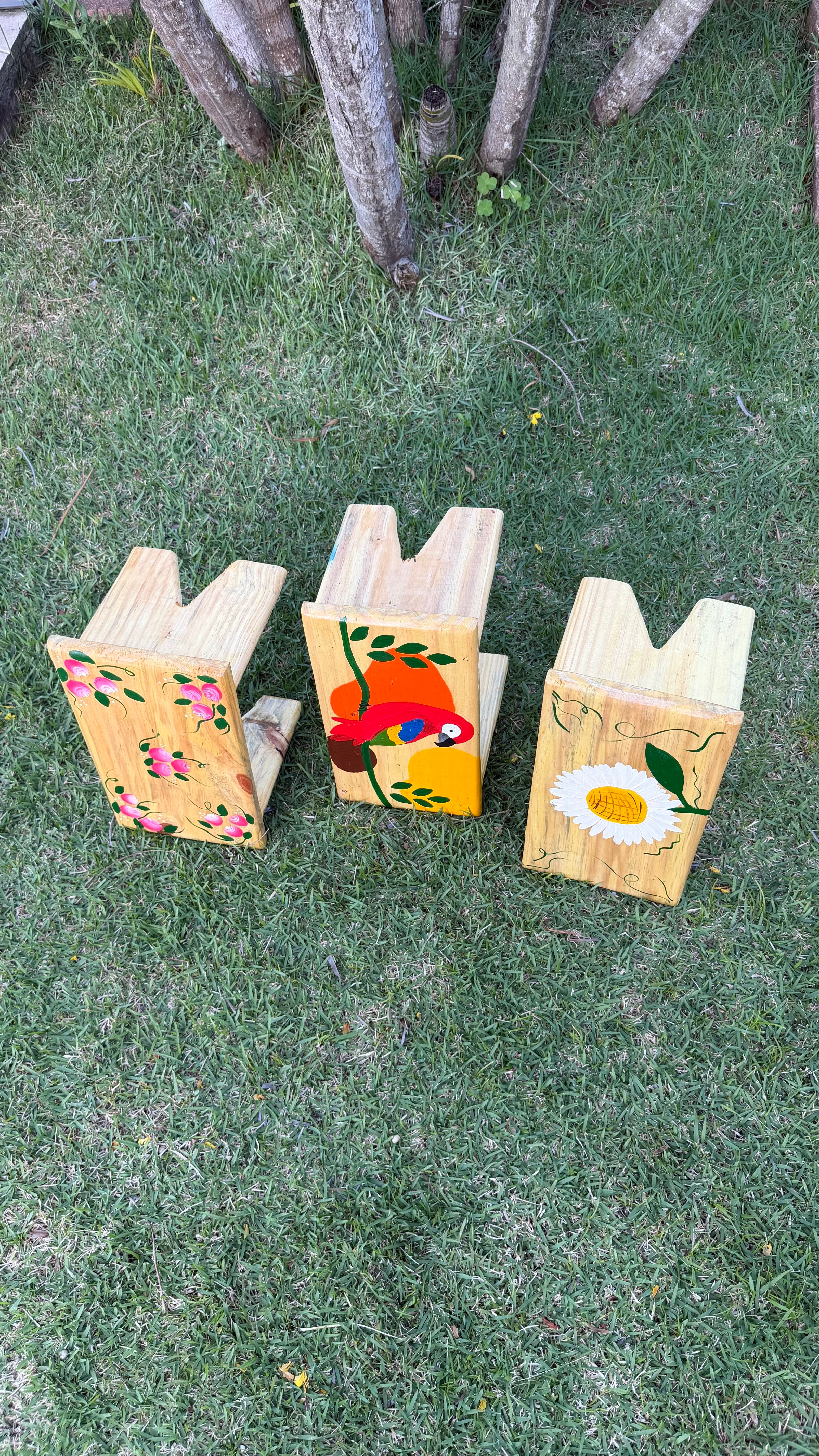 Kit Banco Decorado 3 peças