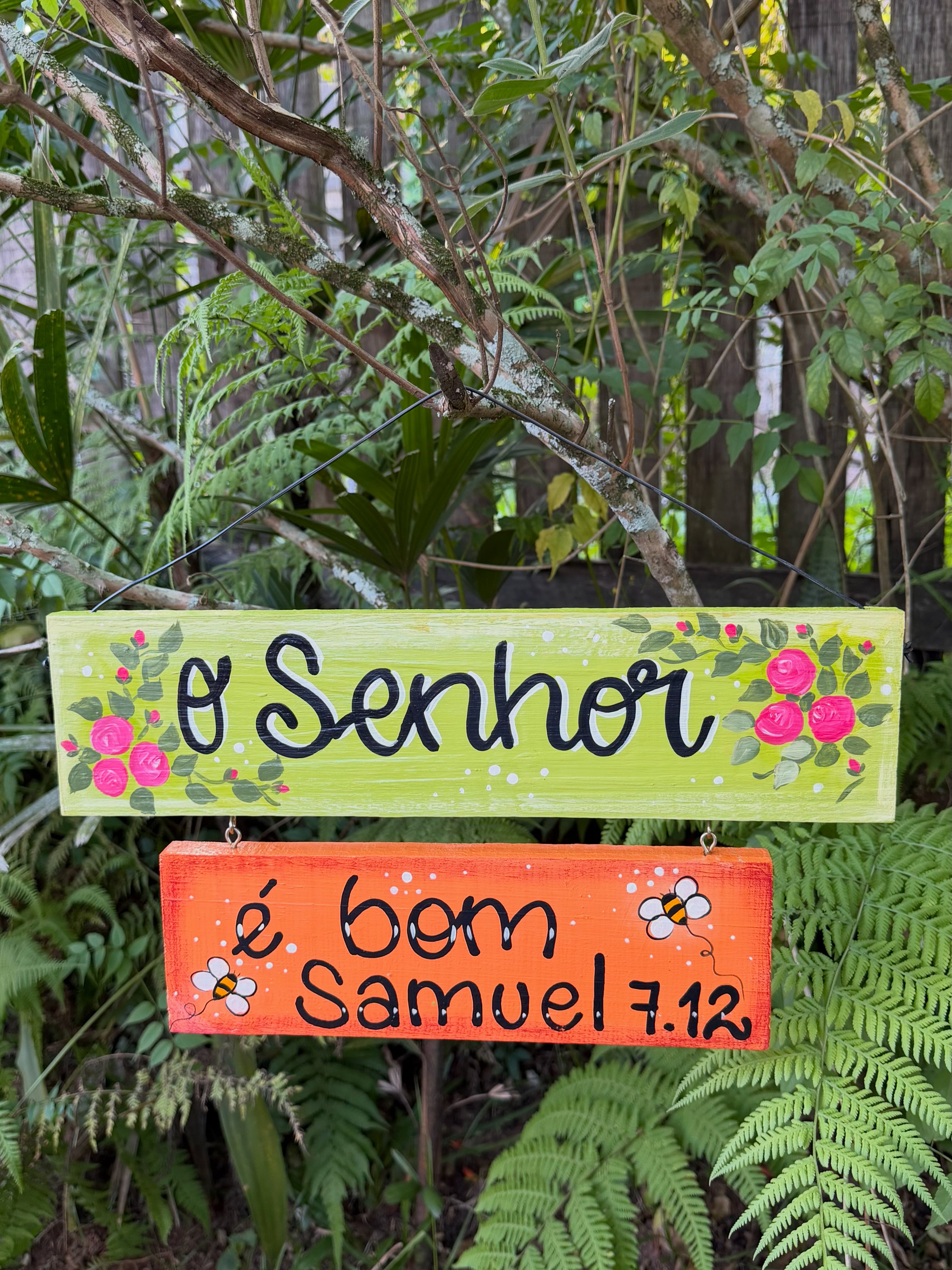 Placa O Senhor é bom