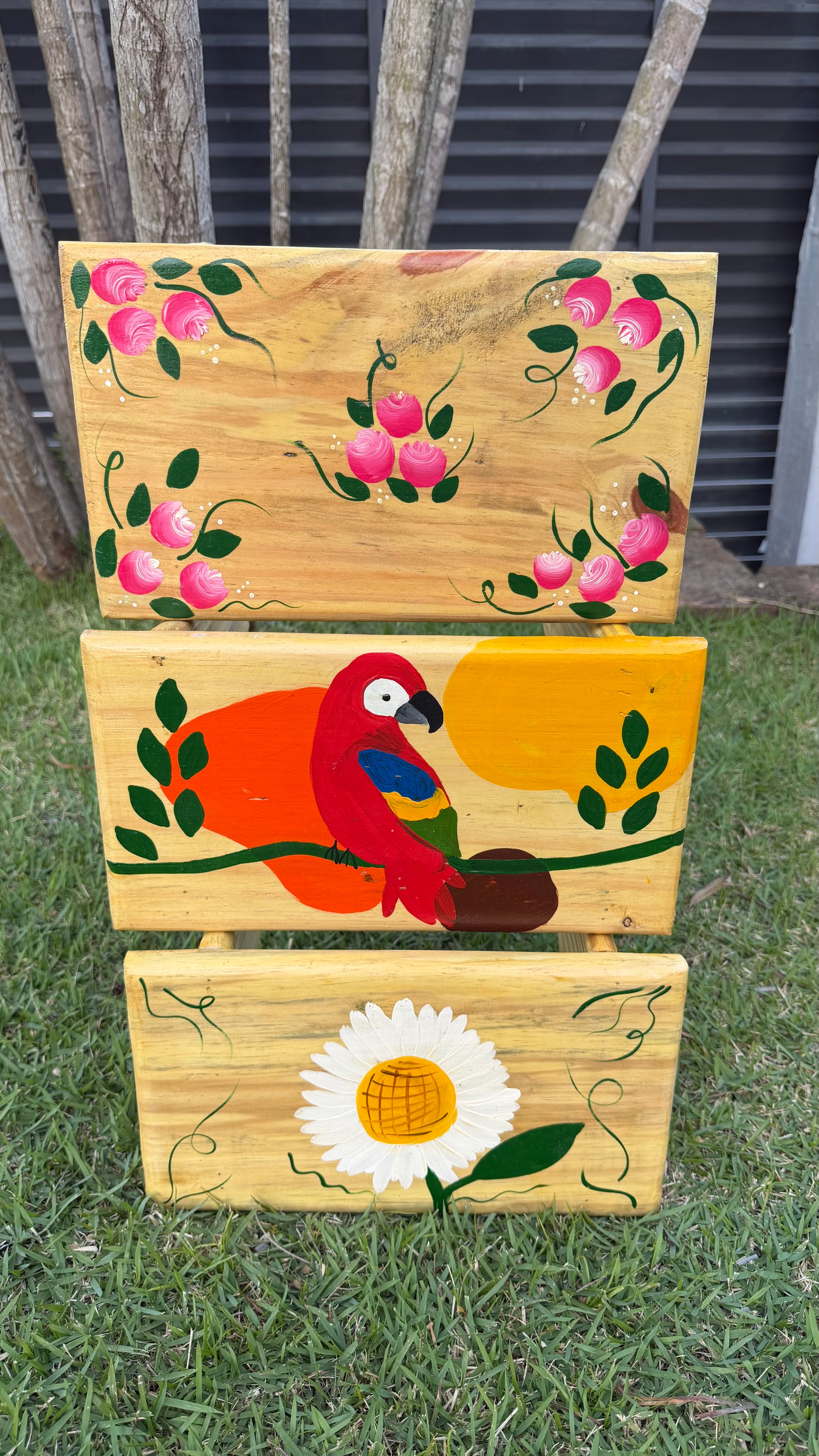 Kit Banco Decorado 3 peças