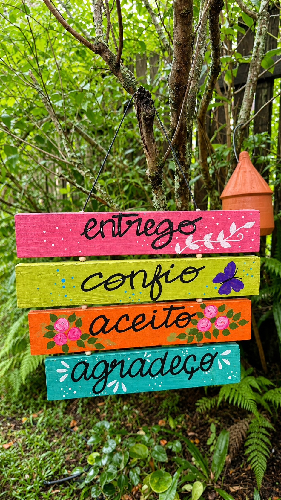 Placa Entrego Confio