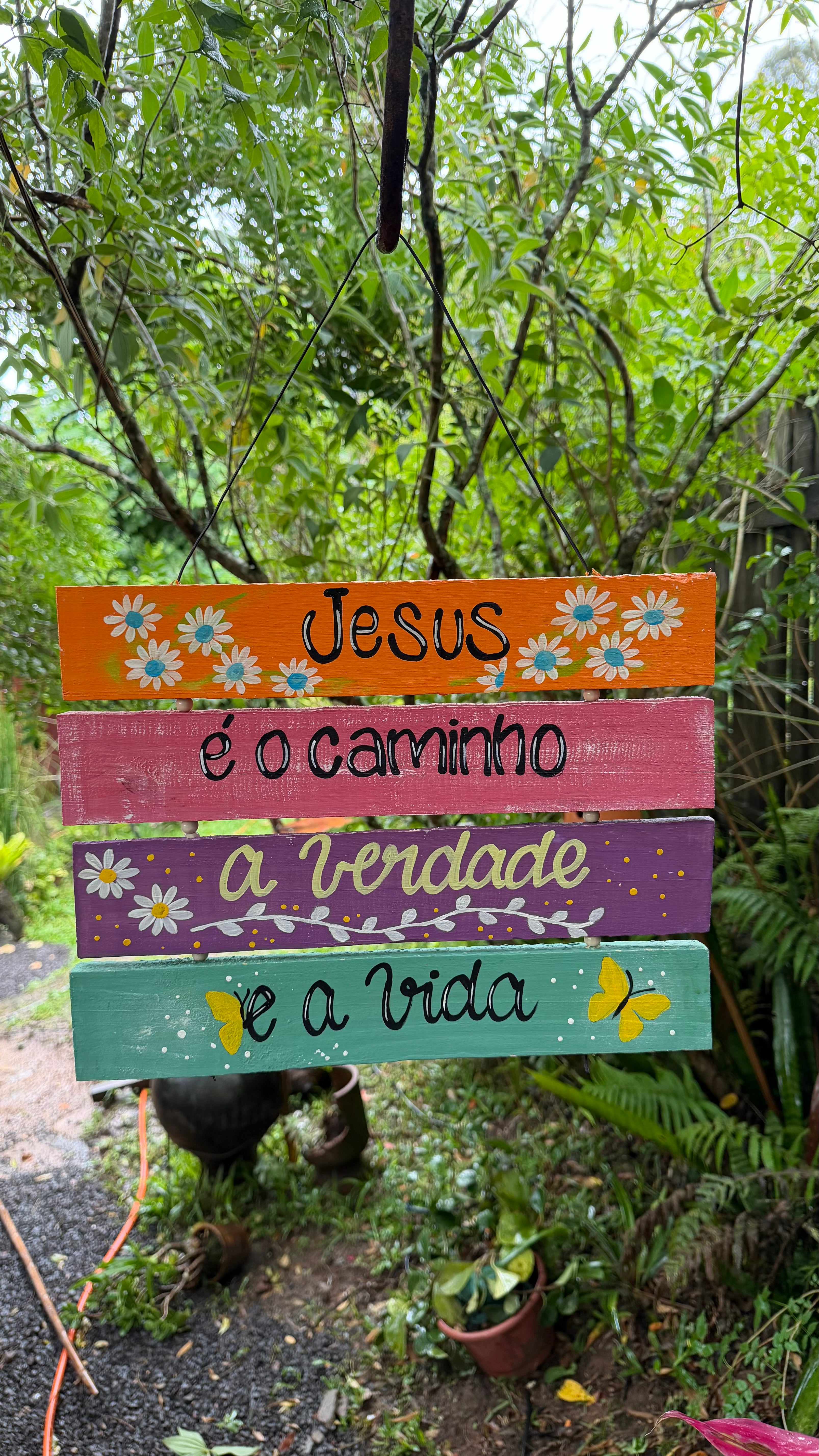 Placa Jesus é o Caminho