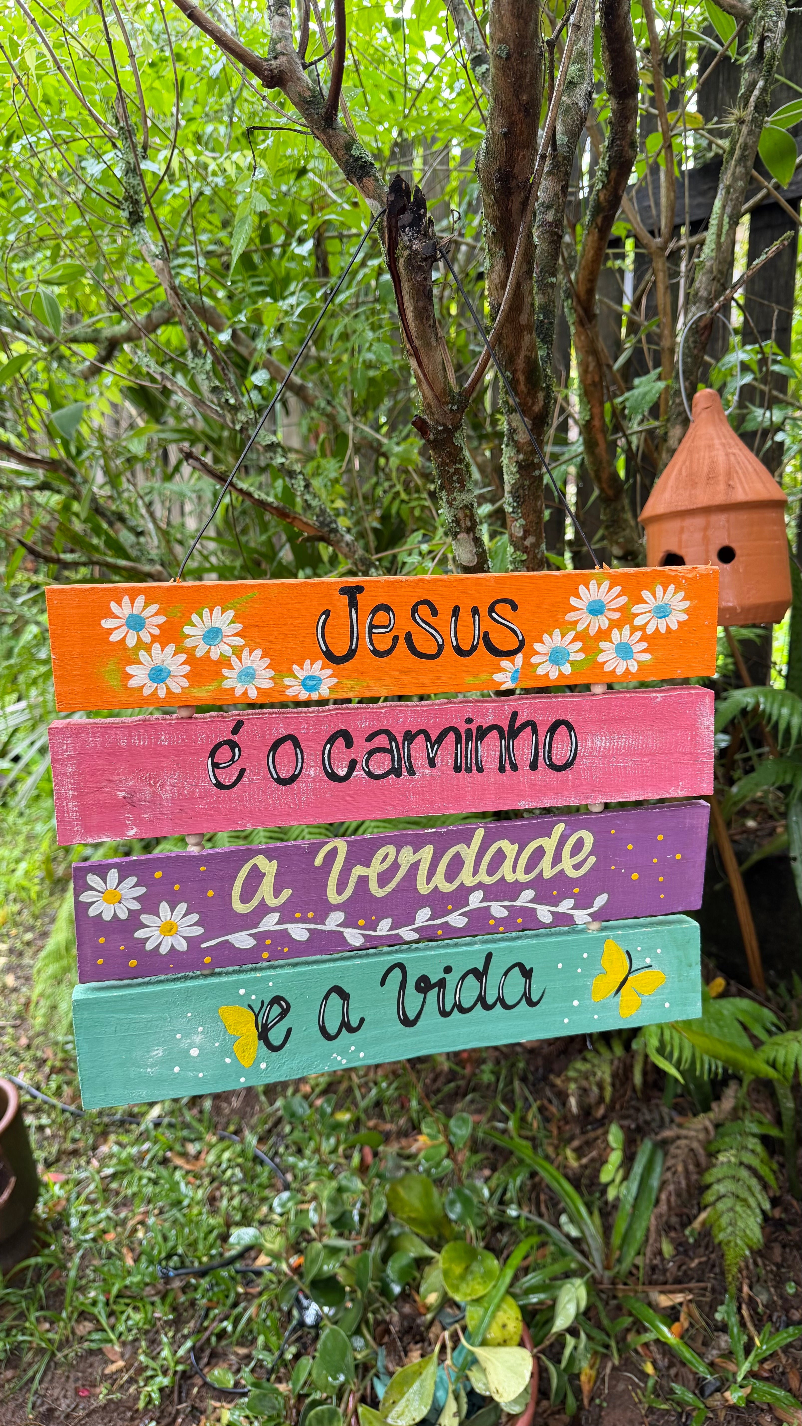 Placa Jesus é o Caminho