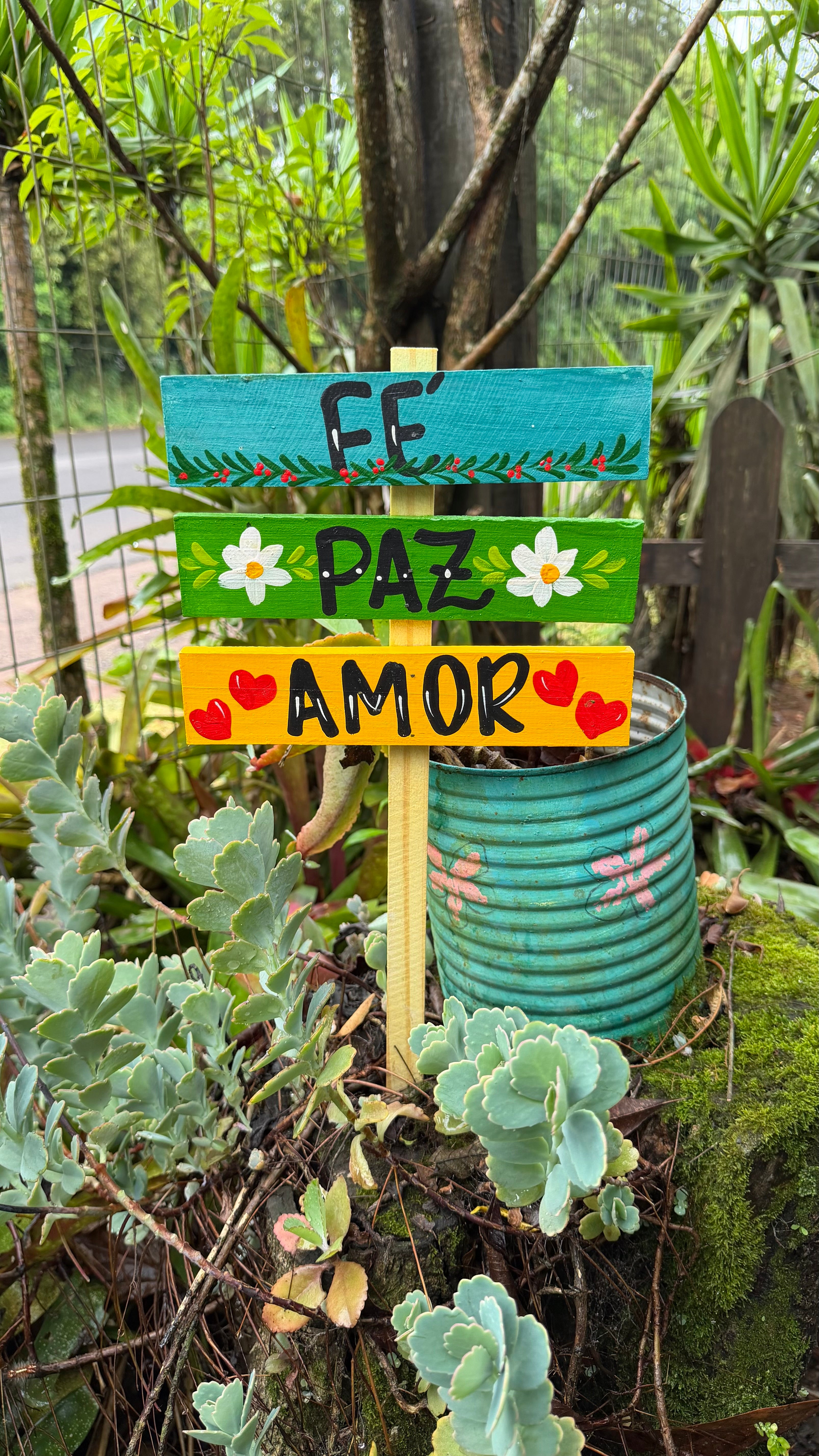 KIT 5 PLACAS DE VASO DECORADAS