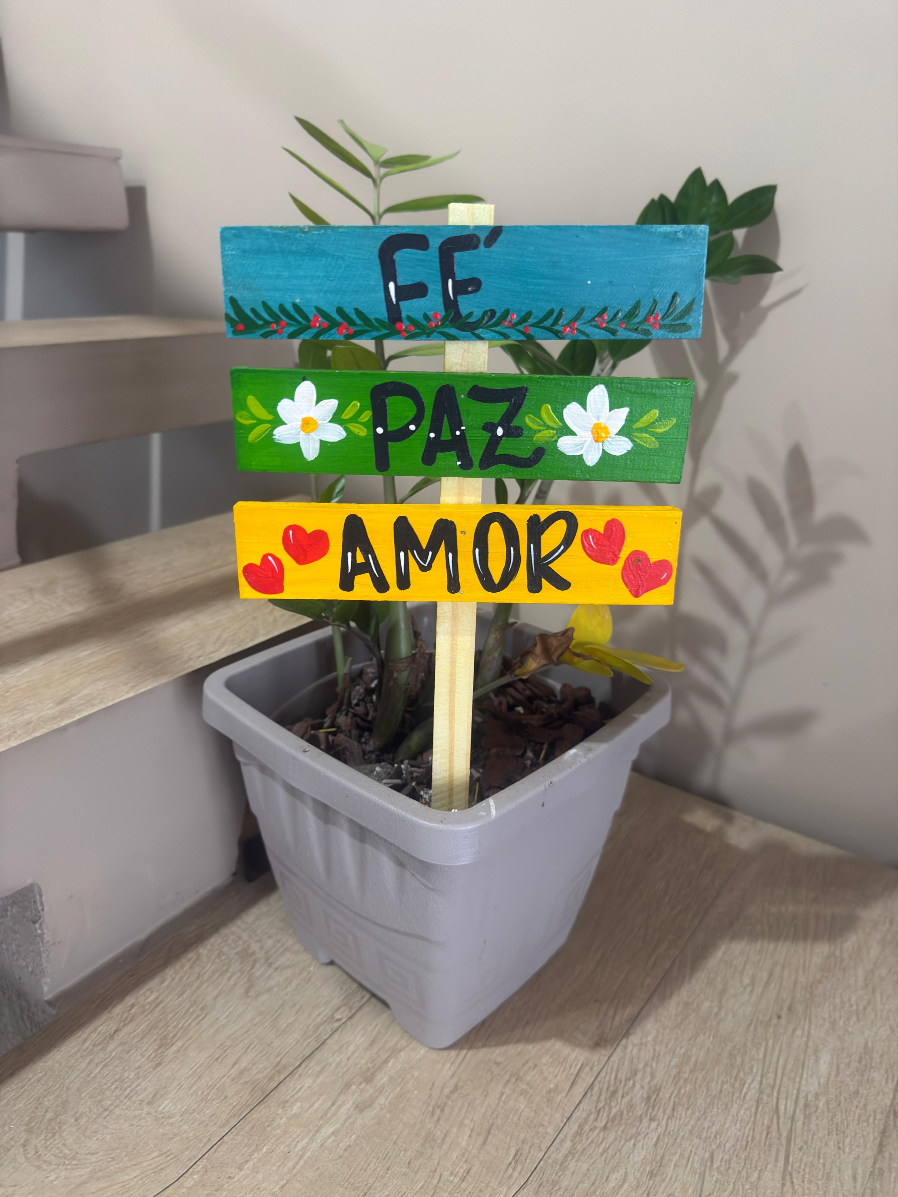 KIT 5 PLACAS DE VASO DECORADAS