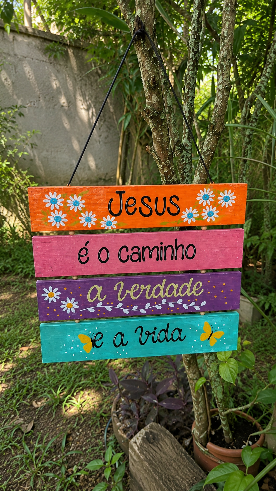 Placa Jesus é o Caminho