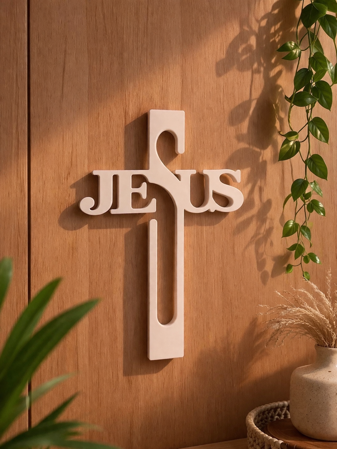 Cruz Decorativa Jesus – Fé para o seu Lar