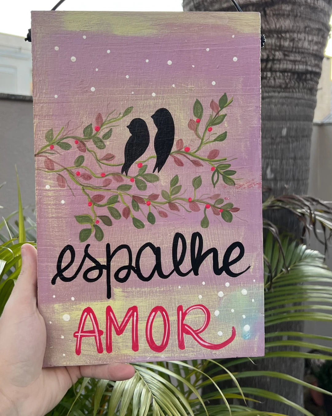 Placa Espalhe Amor